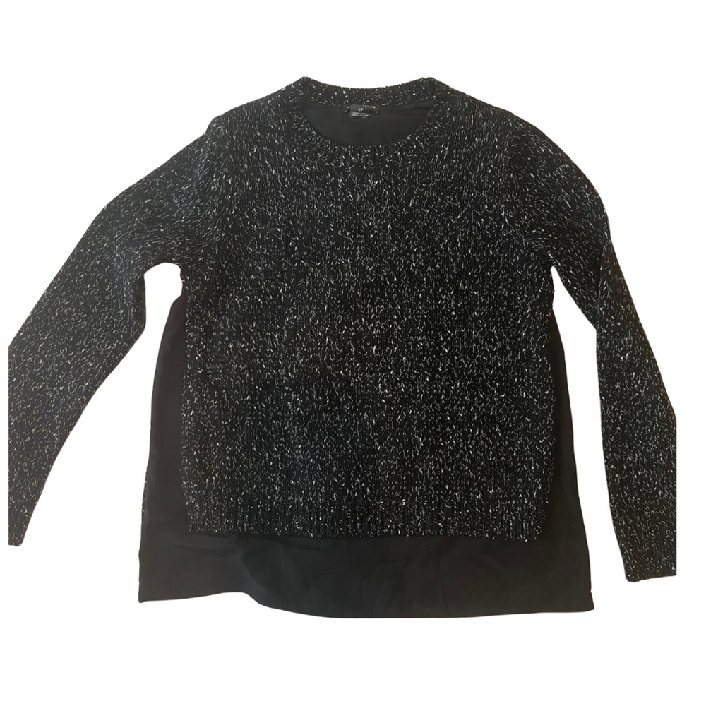 Club Monaco Black and White Sweater